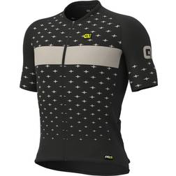 Ale PRR Stars Cycling Jersey Men - Black/Dove Grey