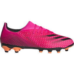 adidas X Ghosted.3 Multi-Ground - Shock Pink/Core Black/Screaming Orange