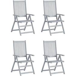 vidaXL 3065385 4-pack Trädgårdsmatstol