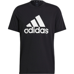 Adidas Aeroready Designed 2 Move Feelready Sport Logo T-shirt Men - Black/White