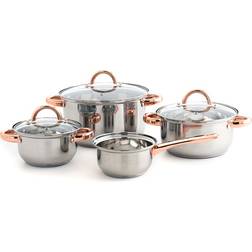 Quid Vanity Stainless Steel Set mit Klappe 4 teile