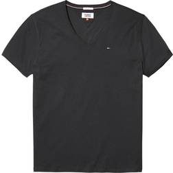 Tommy Hilfiger Camiseta V Neck Manga Corta - Black