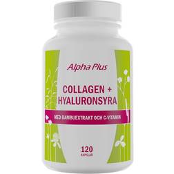 Alpha Plus Collagen + Hyaluronsyra 120 stk