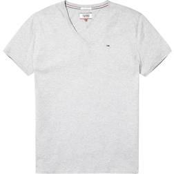 Tommy Hilfiger V-Neck T-shirt - Lt Grey Htr