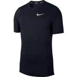 NIKE Pro Short Sleeve Top Men - Black/Black/White