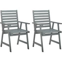 vidaXL 312415 2-pack Garden Dining Chair