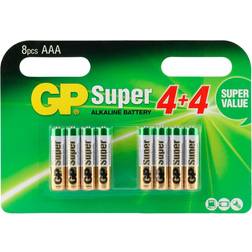 GP Batteries Super Alkaline batterie AAA Alcaline x 8