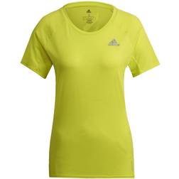 Adidas Runner T-shirt Women - Acid Yellow