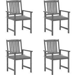 vidaXL 3061234 4-pack Director's Chair, Garden Dining Chair