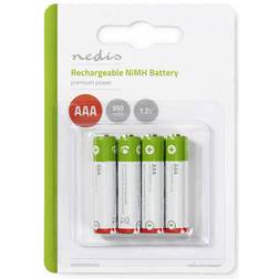 Nedis HQ Ladattava NiMH AAA-akku 950mAh 4-pakkaus