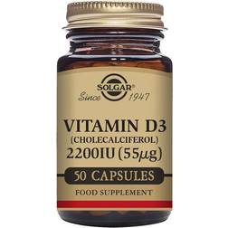 Solgar Vitamin D3 (Cholecalciferol) 55Mcg 2200 IU 50 Stk.