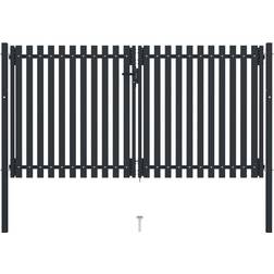 vidaXL Double Door Fence Gate 306x220cm