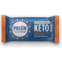 Pulsin Keto Bar Orange Choc & Peanut 50g 18 st