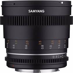 Samyang Objectif MF 50 mm T1,5 VDSLR MK2 Canon RF T1,5 Normal pour Canon RF, Distance focale Fixe de 50 mm, Follow Focus Couronne