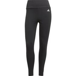 Adidas High Rise 3-Stripes 7/8 Tights - Musta