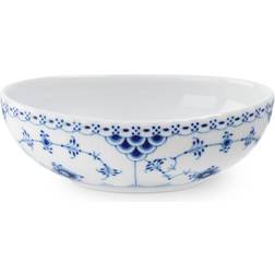 Royal Copenhagen Blue Fluted Half Lace Serveringsskål 37cl