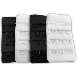 Carriwell Bra Extender 4-pack - Black/White