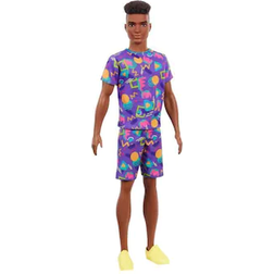 Mattel Barbie Fashionistas Ken Neon Pattern T Shirt