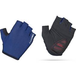 Gripgrab Solara Padded Tan Through Short Finger Gloves Unisex - Navy