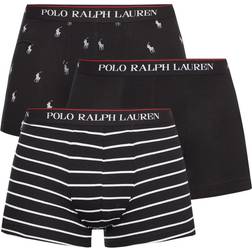 Polo Ralph Lauren Classic Stretch Trunk 3-Pack - Zwart