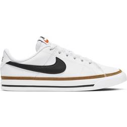 Nike Court Legacy GS - White/Black/Desert Ochre/Gum Light Brown