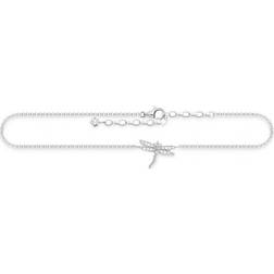 Thomas Sabo Dragonfly Anklets - Silver/Transparent