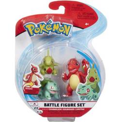 Pokémon Battle Figure Set Charmeleon + Bulbasaur + Larvitar
