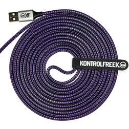 KontrolFreek Xbox/PC 12FT USB Gaming Cable - Purple/Black