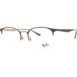 Ray-Ban 6422 3005 Gold/Matte Beige Women Square