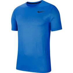 Nike Short Sleeved T-shirt Men - Mystic Navy/Stone Blue/Heather/Black