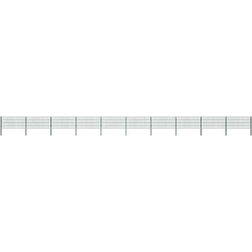 vidaXL Fence Panel with Posts