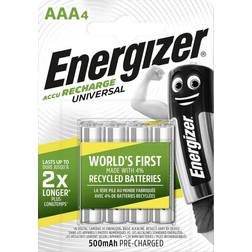 Energizer Pilas Recargables 4 X Aaa 500 Mah