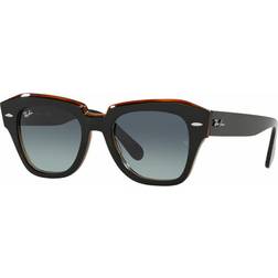 Ray-Ban State Street Sunglass RB2186 - Black/Brown