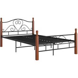 vidaXL Metal 90cm Sengeramme 120X200cm