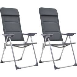 vidaXL Camping Chair 2-Pack