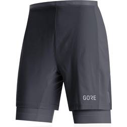 Gore Pantalón Corto Wear R5 2in1 Gris Oscuro - Grey