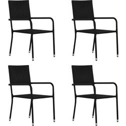 vidaXL 313120 4-pack Garden Dining Chair