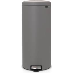 Brabantia Poubelle À Pédale New Icon 30 Litres Mineral Concrete Grey