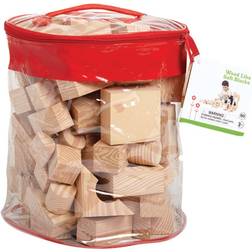 Edushape Wood Like Soft Blocks 80pcs