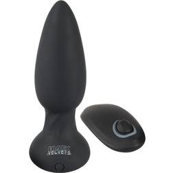 You2Toys Balck Velvets Rotating & Vibrating Plug