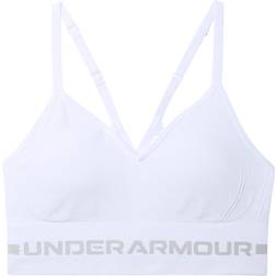 Under Armour Seamless Low Long Sports Bra - White