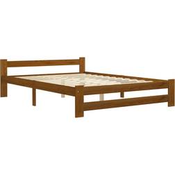 vidaXL Solid Pine 55cm Sengeramme 180x200cm
