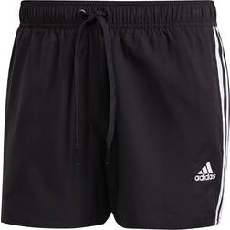 adidas Very Short Length Classic 3Stripes Swim Short - Black