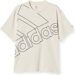 Adidas Giant Logo T-shirt Unisex - Aluminium/Black