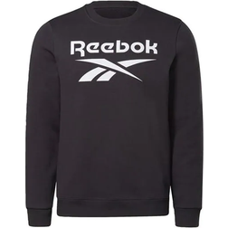 Reebok Identity Fleece Crew Sweatshirt - Black/White
