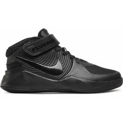 Nike Team Hustle D 9 FlyEase GS - Black/Dark Smoke Grey/Volt/Black