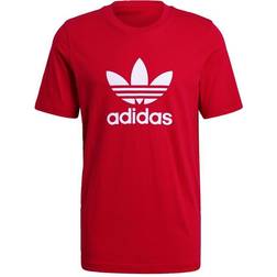 adidas Adicolor Classics Trefoil T-Shirt - Scarlet/White