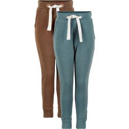 Minymo Basic Sweatpants 2-pack - Toffee (3936 236)