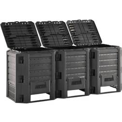 vidaXL Kompostbeholder 1200L