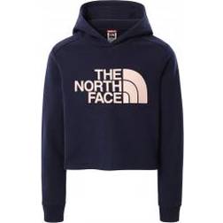 The North Face Girl's Drew Peak Cropped Hoodie - TNF Navy (558S)